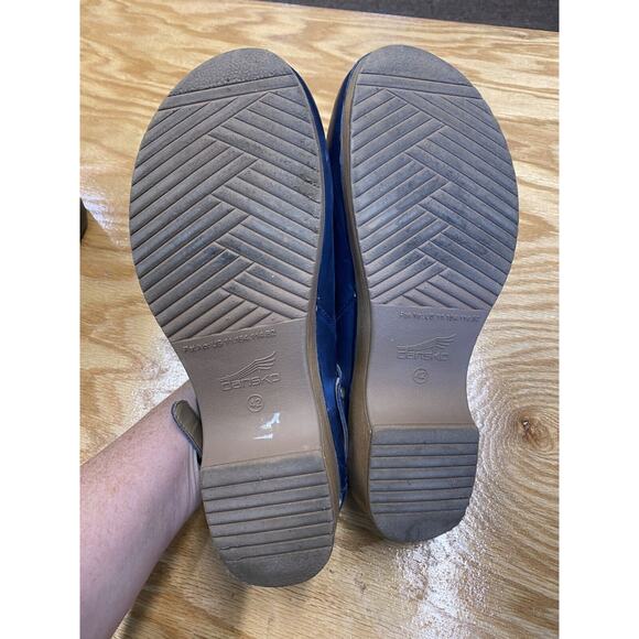 Dansko Clogs Women's 11 Black Leather Buckle Strap Round Toe Comfort Shoes S29 - Picture 8 of 8